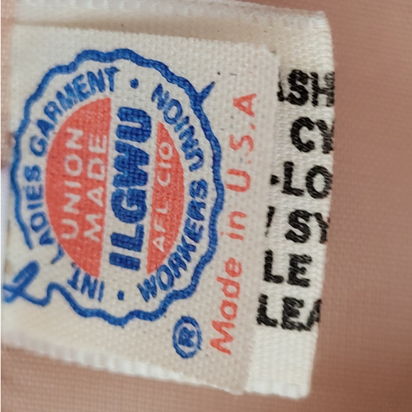 HP Vintage 80s Ultra Suede Single Breast One Button Union Made Lined Jacket - Picture 10 of 13